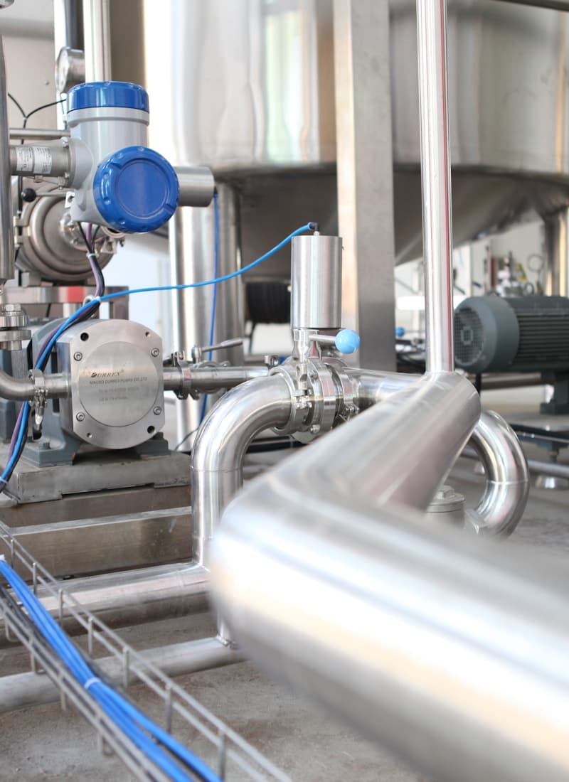 Stainless steel fluid system